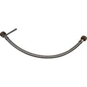 TUBO GAS TRECCIA X CENTRALINE + CHIAVE - ACCIAIO ZINCATO 1/2F CM  80- 2 pezzi