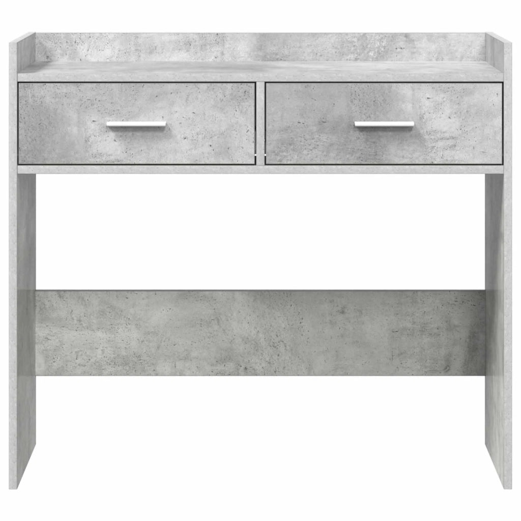 Tavolo consolle Grigio Cemento 90 x 35 x 80 cm 8011302