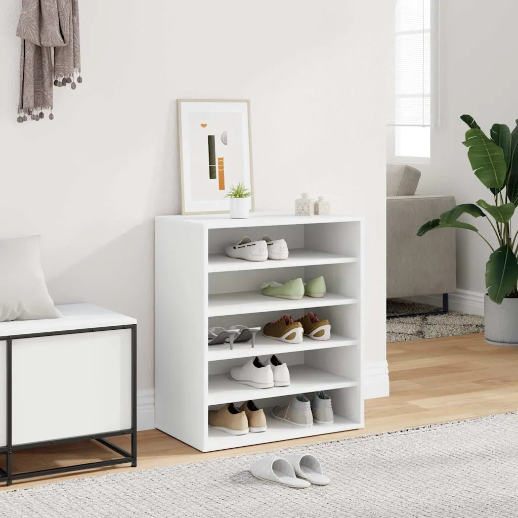 Armadi per scarpe 60 x 35 x 70 cm Bianco 808936