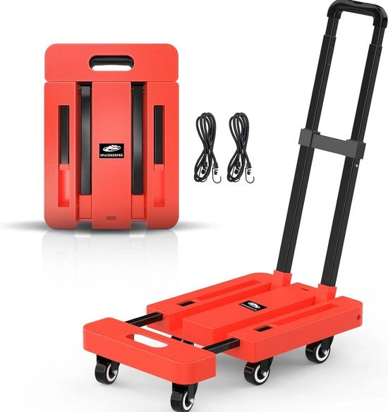 Carrello trasporto - carrello piattaforma, carrello silenzioso / carrello a punta, carrello trasporto, carrello multifunzionale 227 kg