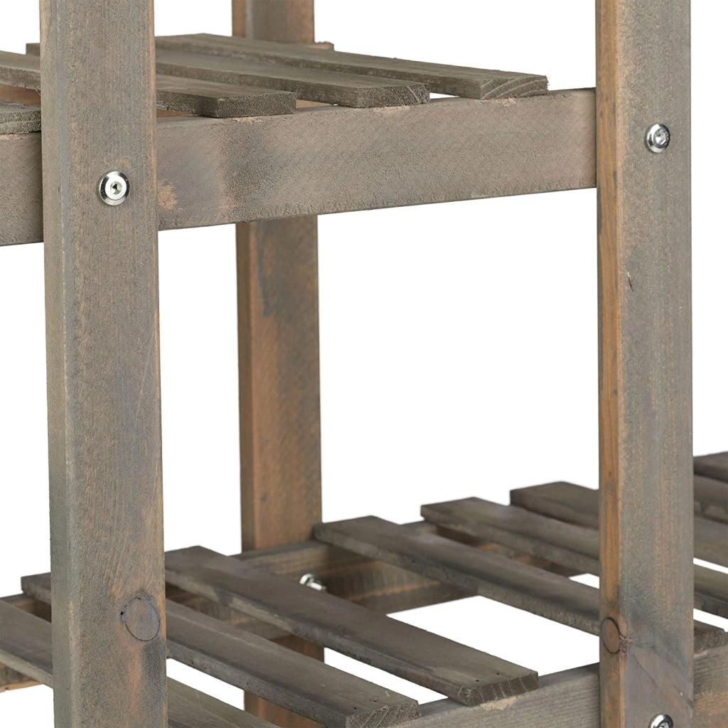 Scaffale in legno con scala per piante e fiori 5 livelli uso interno 13_0001004