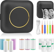 Stampante fotocamera mini wireless - Stampante termica inchiostro libera per smartphone