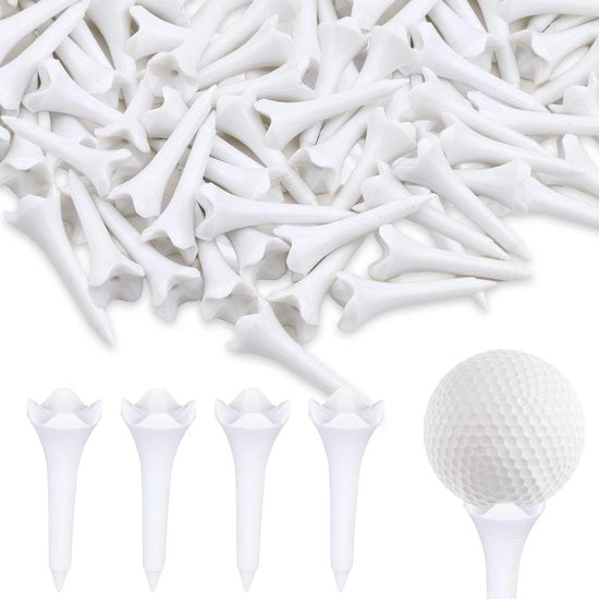 Tavole da Golf in Plastica 39 mm - 30 Pezzi - Antiscivolo - Resistente ai Colpi - Ideali per Principianti/Professionisti - Adatte per Simulator - Spine da Golf
