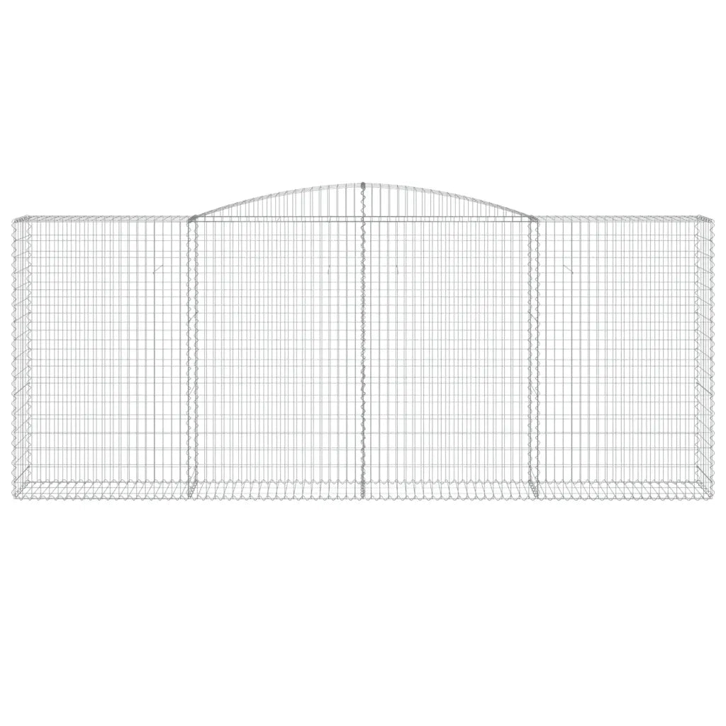 Cesti Gabbioni ad Arco 5 pz 400x50x160/180 cm Ferro Zincato 3147038