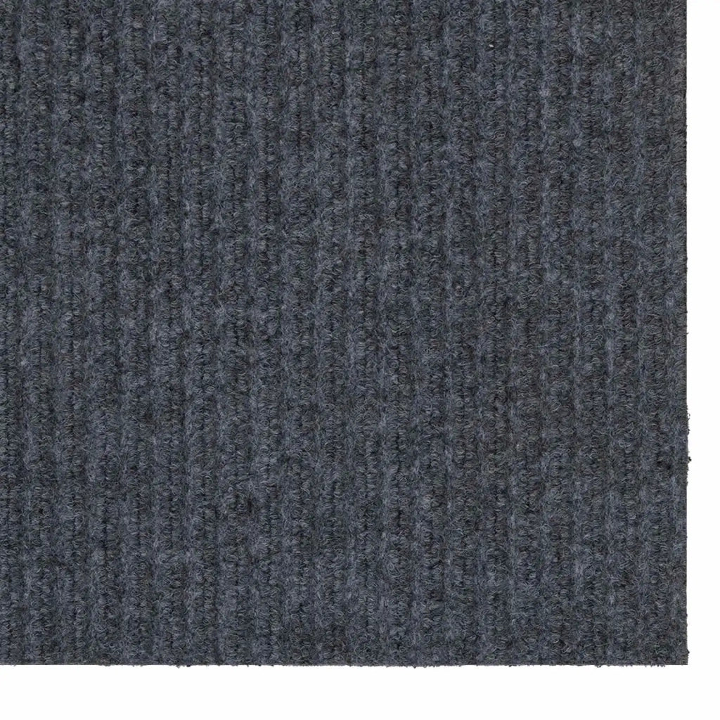Runner in Moquette Grigio 80 x 300 cm Tessuto 42011418