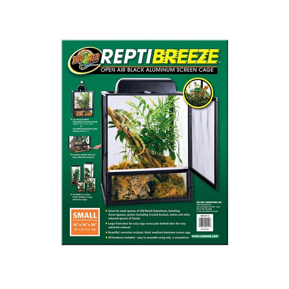 Zoomed ReptiBreeze - gabbia in alluminio Modello: S