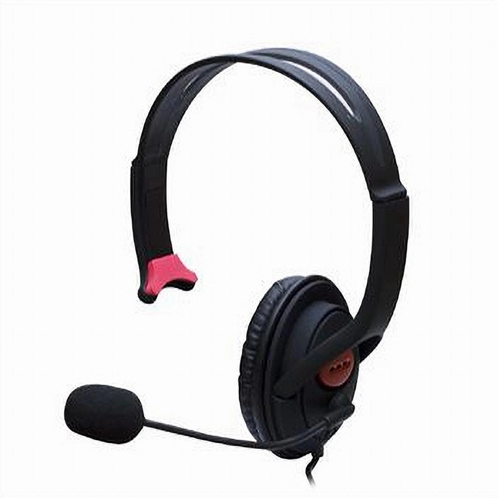 Trade Shop - Cuffie Compatibili Monocuffia Gaming Con Microfono Ps4 / Pc Maxtech Cu-ps02 -