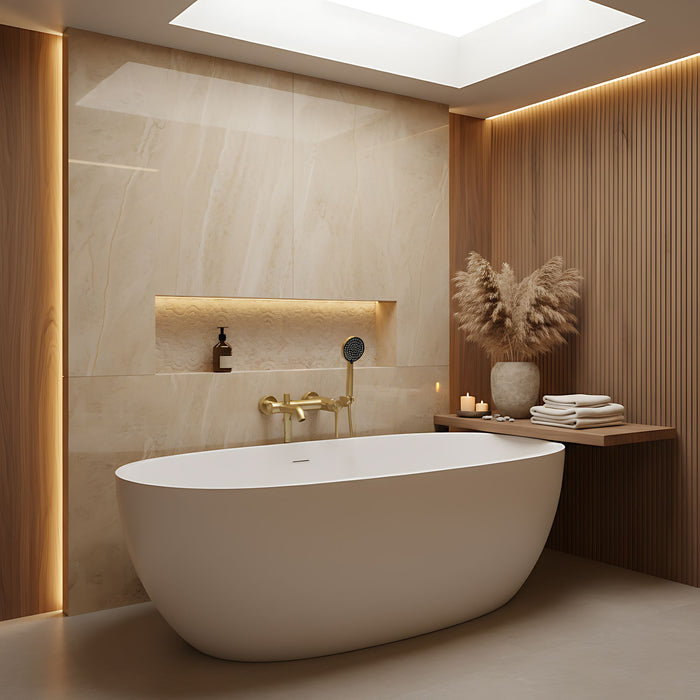 Rubinetto Da Vasca Rea Foster Gold Brush