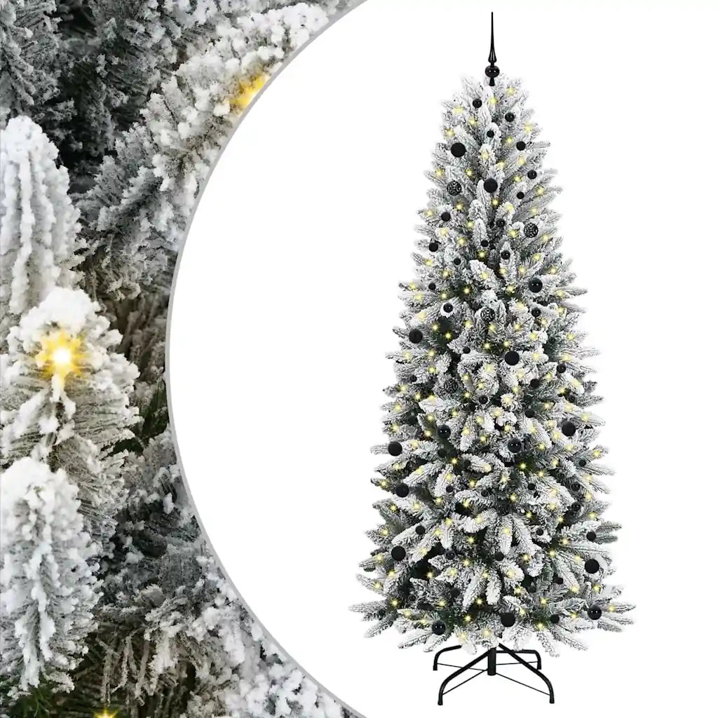 Albero di Natale | Decorazioni natalizie artificiale con 300 LED Bianco 240 cm
