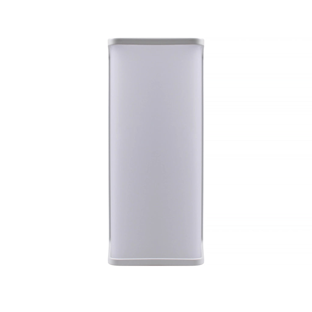 APPLIQUE DA ESTERNO LED RETTANGOLARE LAMPADA DA PARETE MODERNA IN PVC BIANCO LUCE NATURALE 4000K