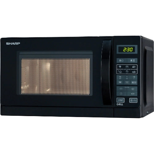 Sharp r-642bkw nero microonde combinato superficie piana 20 l 800 w - R642BKW