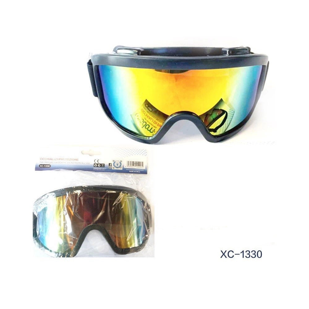 Trade Shop - Occhiali Di Protezione Protettivi Per Sci Alpinismo Bicicletta Motocross Xc-1330 -