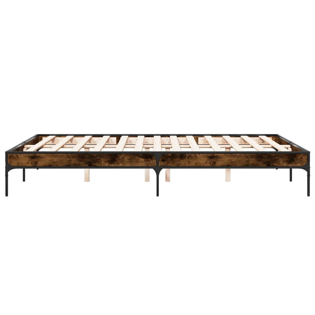 Giroletto Rovere Fumo 140x200 cm in Legno Multistrato Metallo 845018
