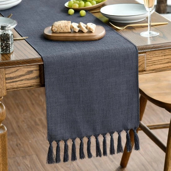 Decorazione per Tavola da Cucina, Stile Rurale, Pennelli, 33x143 cm