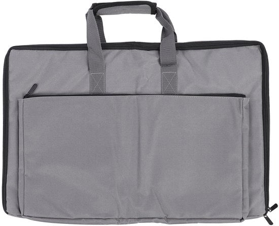 Borsa da Cintura per Esterno con Doppia Cerniera - Borsa in Canapa ampio per Accessori - Borsa Multifunzionale per l'Organizzazione