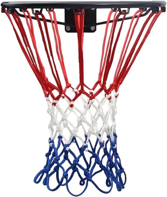 Accessori di sostituzione per rete da basket con telaio robusto, adatto per rete da basket a ruote, disponibile in colore rosso, bianco e blu, misura 52 x 26 x 1 cm
