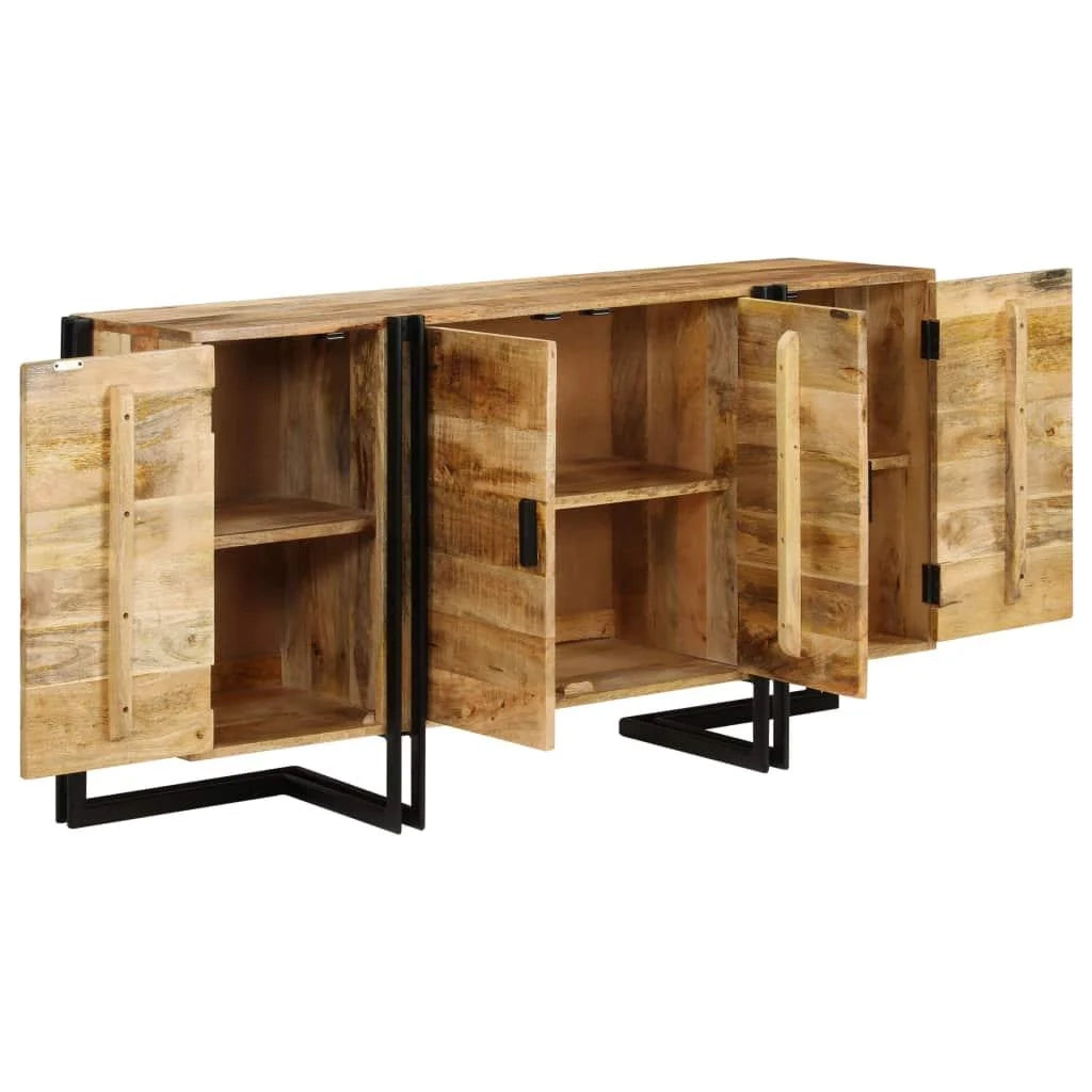 Buffet credenza mobiletto consolle mobile contenitore legno massello di mango 150 cm 4402145