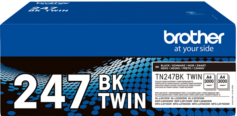 Brother TN-247BKTWIN cartuccia toner 2 pz Originale Nero