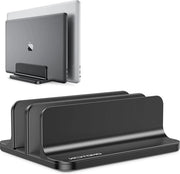 Supporto Verticale Regolabile in Alluminio per Portatile e Tablet da 10 a 17,3 Pollici - Nera
