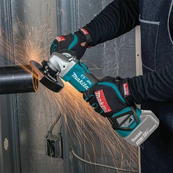 SMERIGLIATRICE ANGOLARE BRUSHLESS A BATTERIA 'DGA513RTJ' MAKITA 18V 5,0Ah - MAKITA