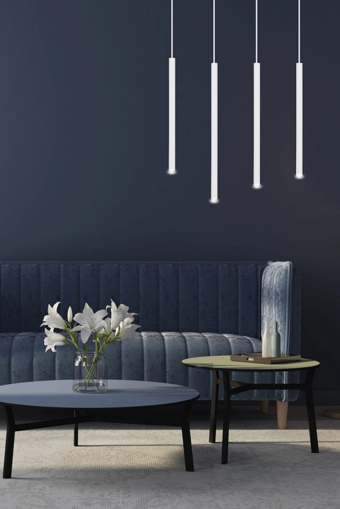 Lampadario Emibig Selter bianco metallo 4 luci 4xG9