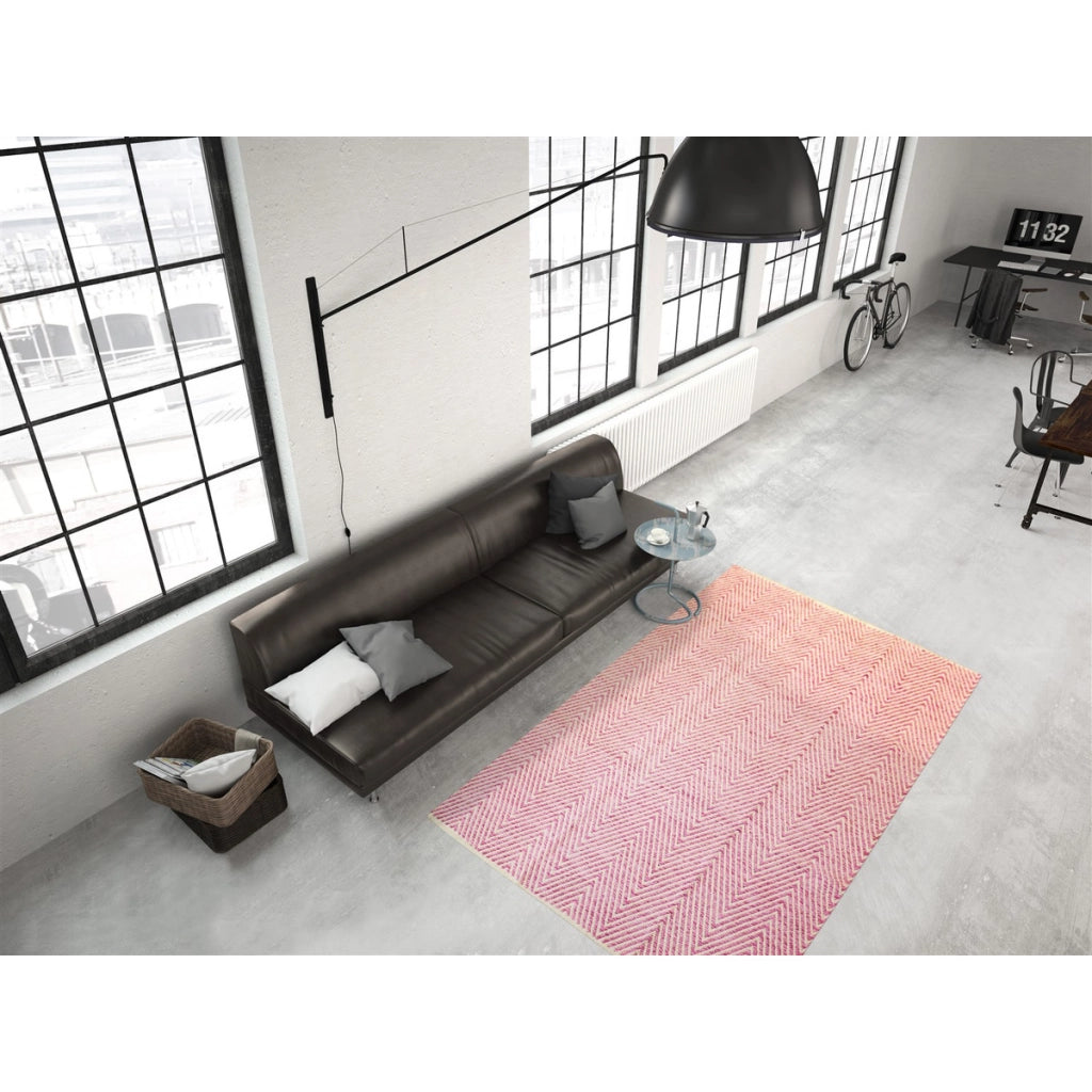 Tappeto Cocktail 500 in cotone rosa 160x230 cm