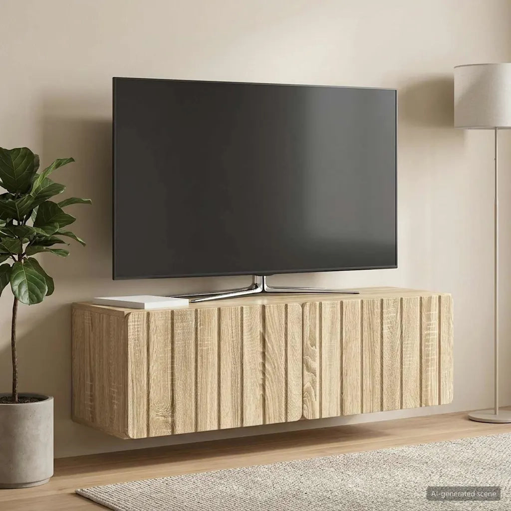 Mobile Porta TV da Muro 98 x 31 x 30 cm Rovere Sonoma 898387