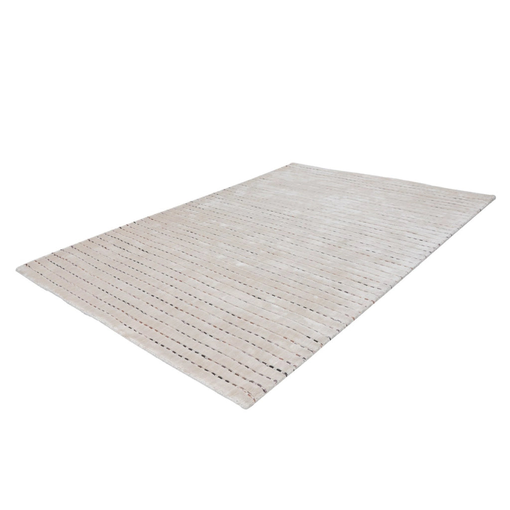 Tappeto Prime 110 Beige e Multicolore in Viscosa e Lana