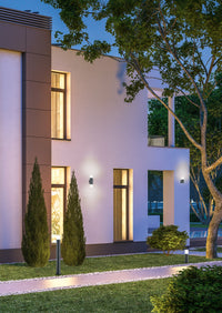 Applique da Esterno  E27 in Pressofusione di alluminio Antracite