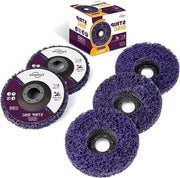 Dischi di Stripping 5 Pezzi - Accessorio per Trapano a Angolo per Eliminare la Vernice e Pulire l'Ossidazione - Metallo 115mm Strisciatore e Polissoio per Superficie