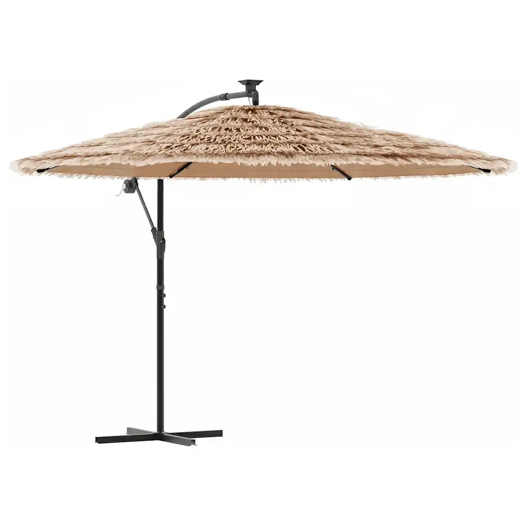 Ombrello | Parasolne Giardino con Palo in Acciaio Marrone 290x290x238 cm
