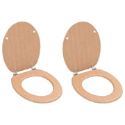 Set di due sedili per WC con coperchio MDF design bambù 02_0002963