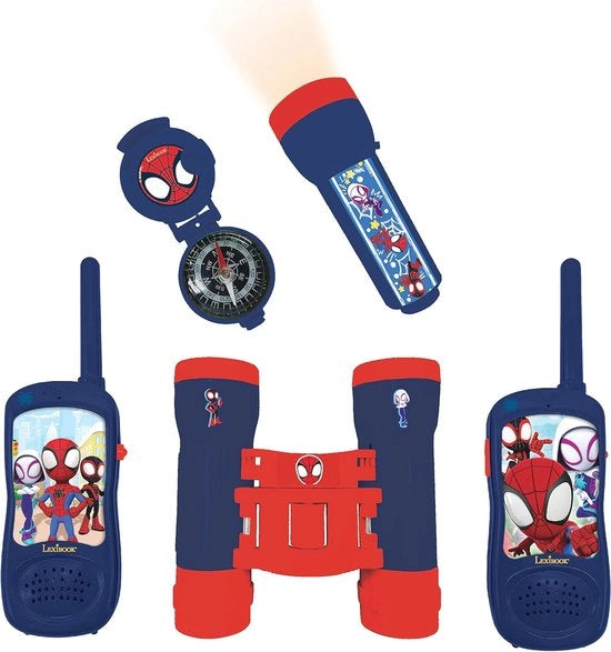 Set di Avventura per Bambini con Radiotrasmettitori, Telescopio, Lampada da Tasca e Bussola