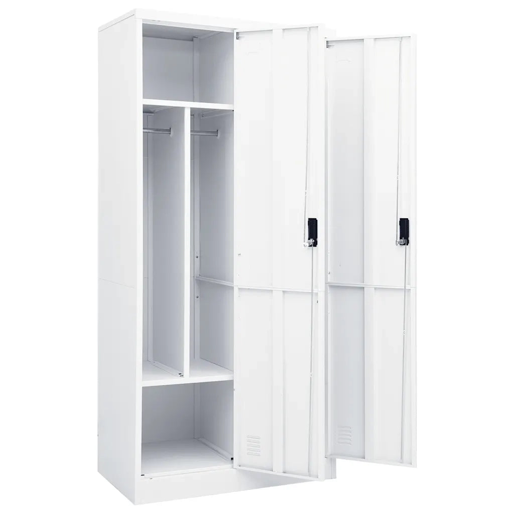 Armadio Bianco 80x50x180 cm in Acciaio CFW5782333