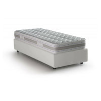 Richilde, Letto Singolo Materasso Incluso Made in Italy, Bianco