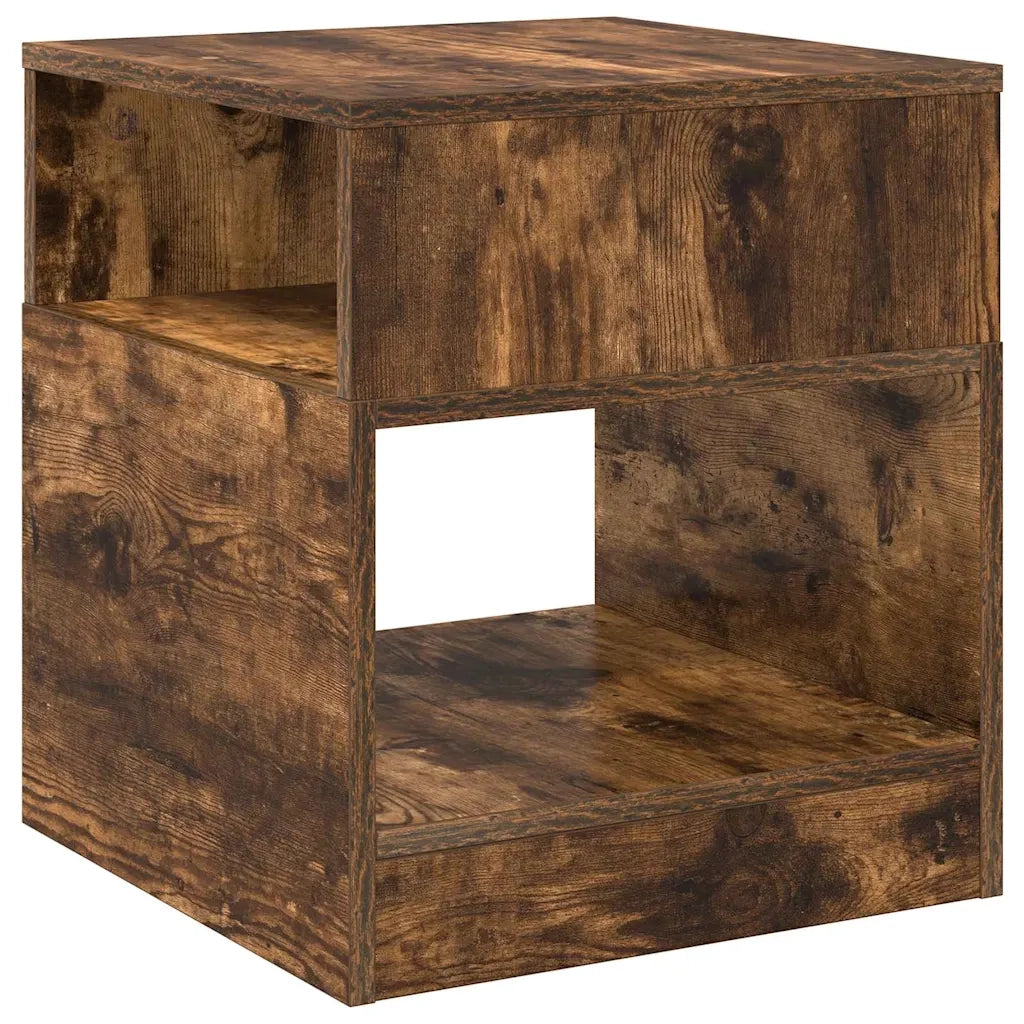 Tavolino Rovere fumé 40,5 x 40 x 45 cm Legno ingegnerizzato 890920