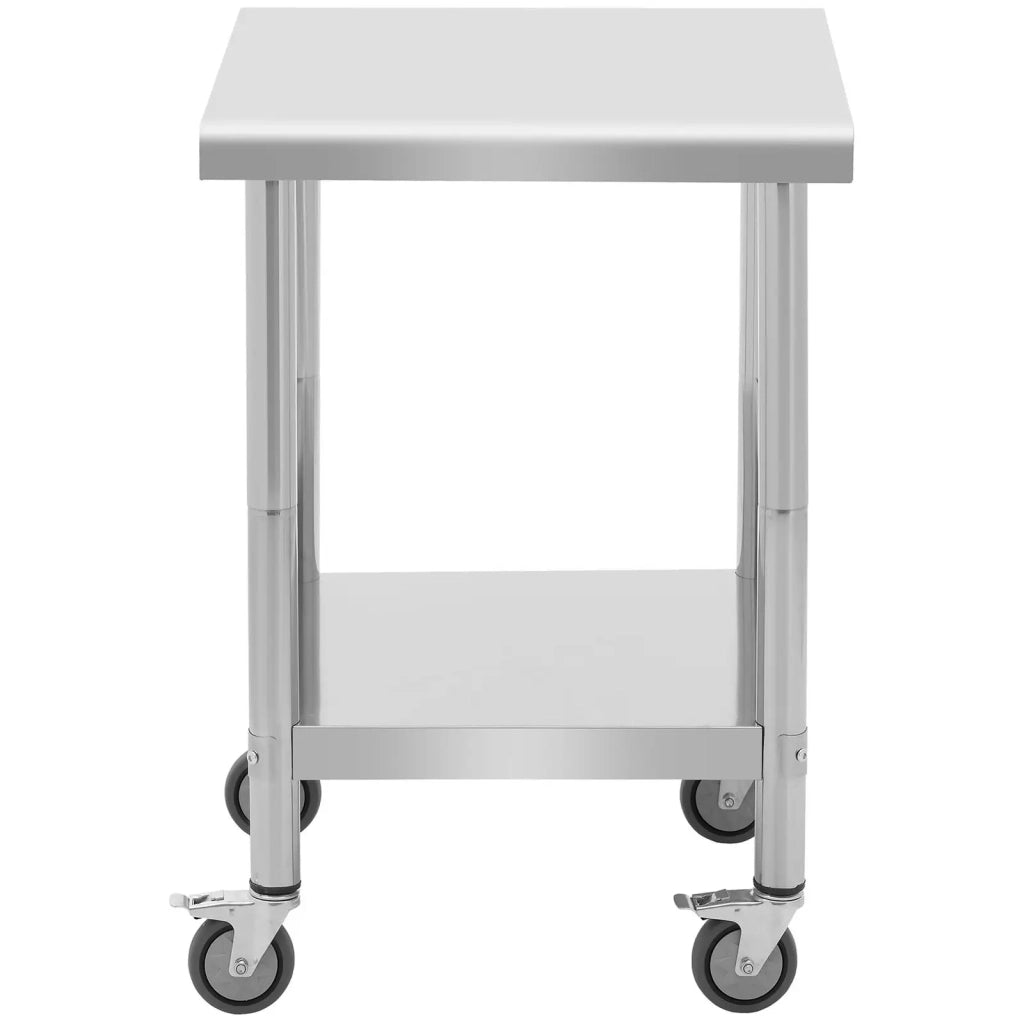 Tavolo da lavoro professionale da cucina Premium 60 x 60 cm 120 kg acciaio inox 14_0010021