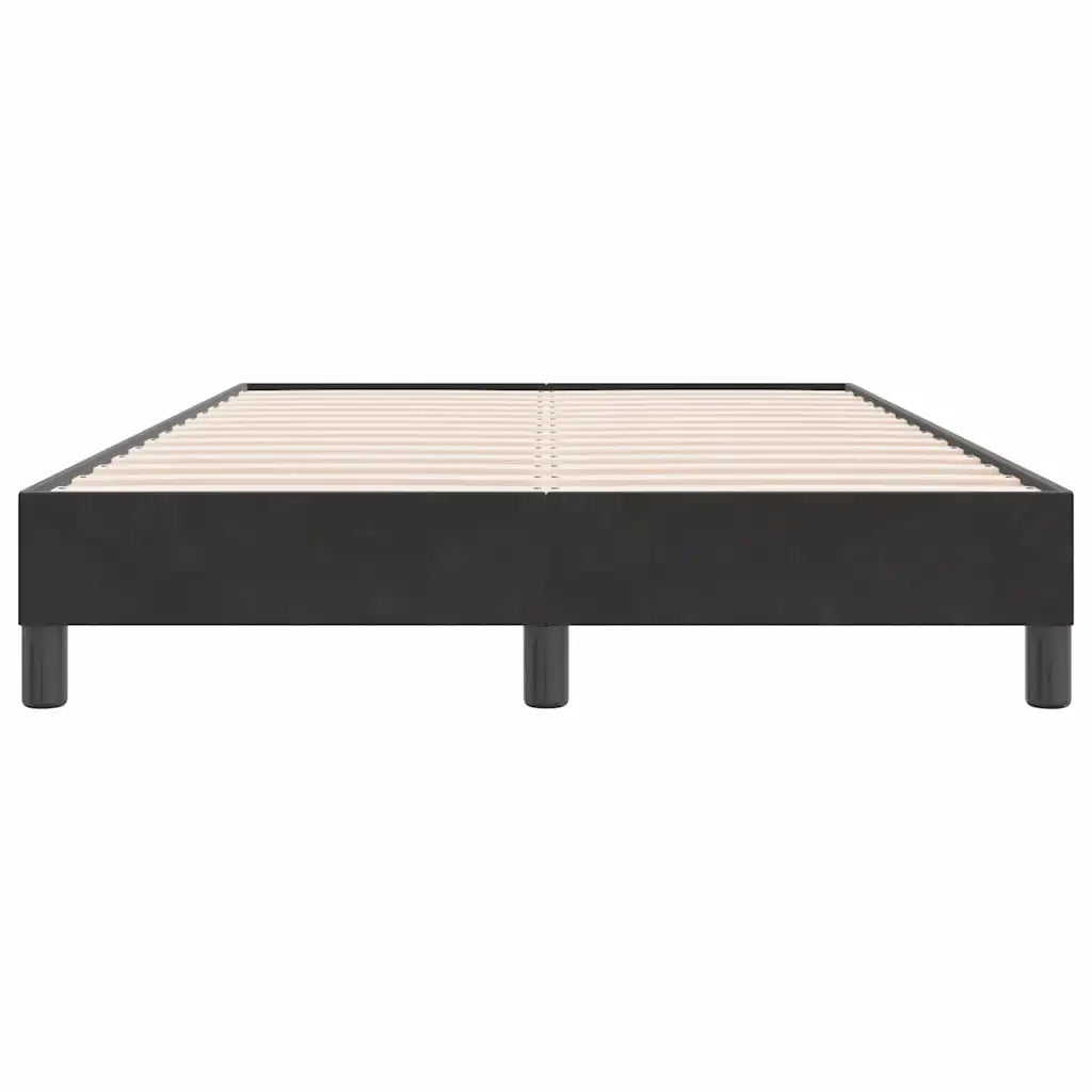 Giroletto senza Materasso Nero 120x220 cm Velluto 4101399