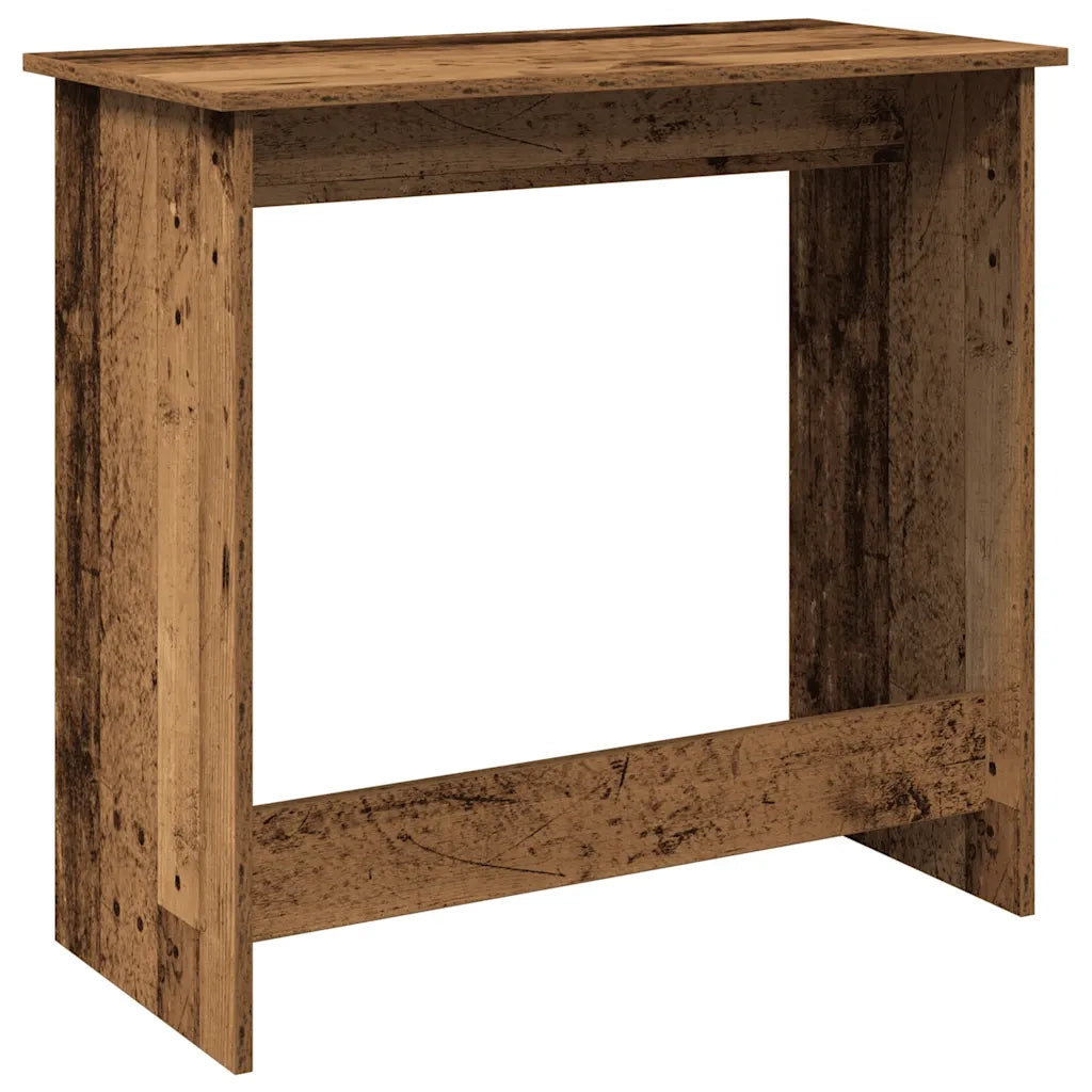 Scrivania-Scrivanie per ufficio e studio-Scrittoio Legno Antico 80x40x75 cm in Truciolato