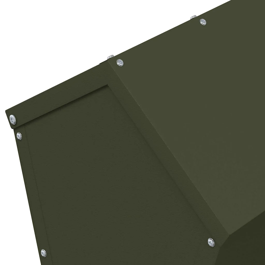 Feeder per pollo Verde oliva 40 x 40 x 45 cm CFW6139495