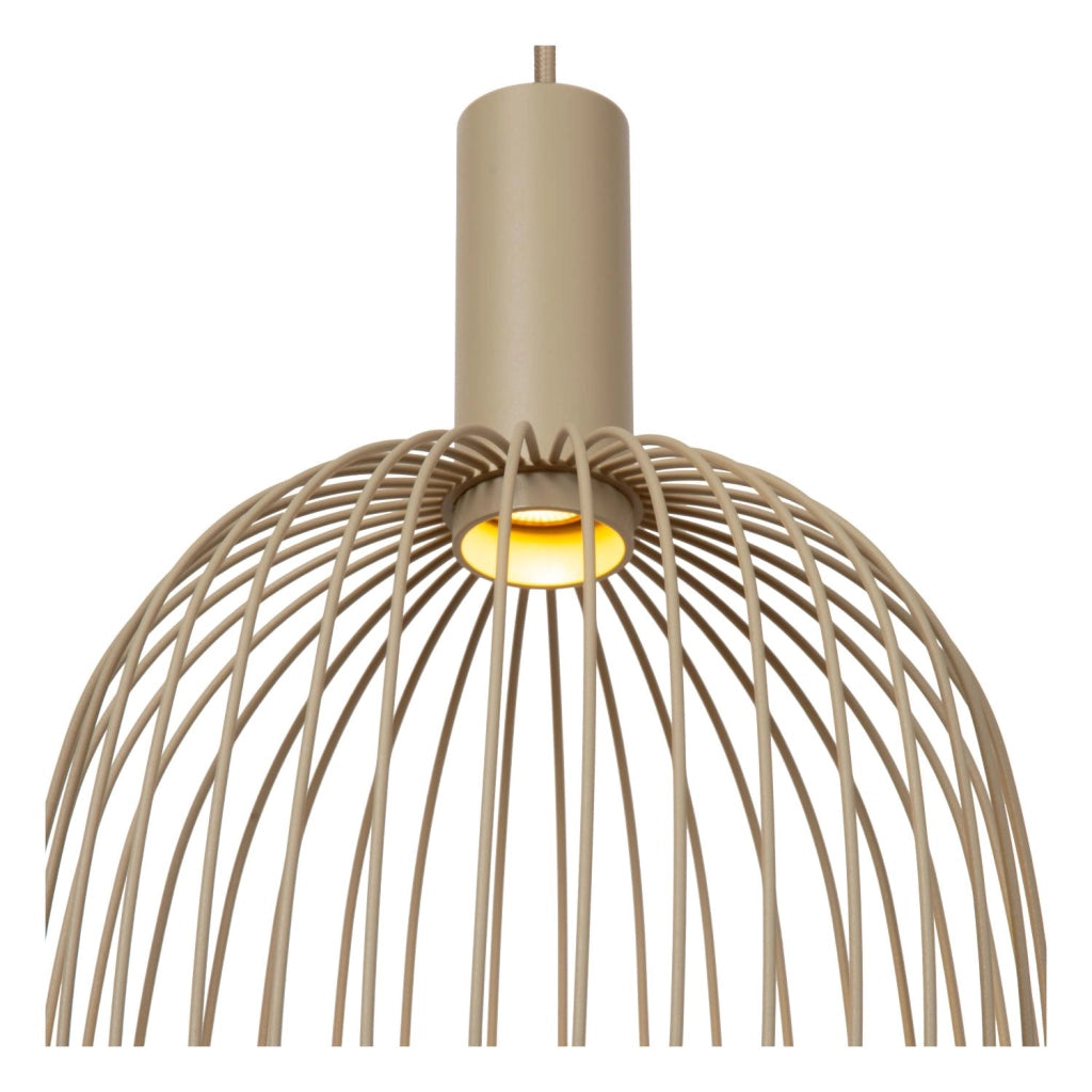 Lampada sospesa industrial Esterel 3xGU10 taupe Lucide