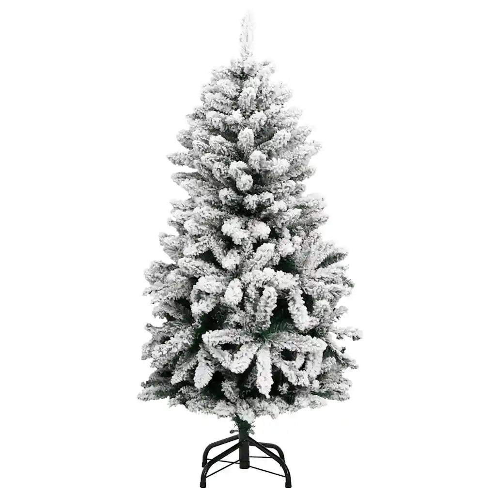 Albero Natale Incernierato con 150 LED e Palline 150 cm 3210098