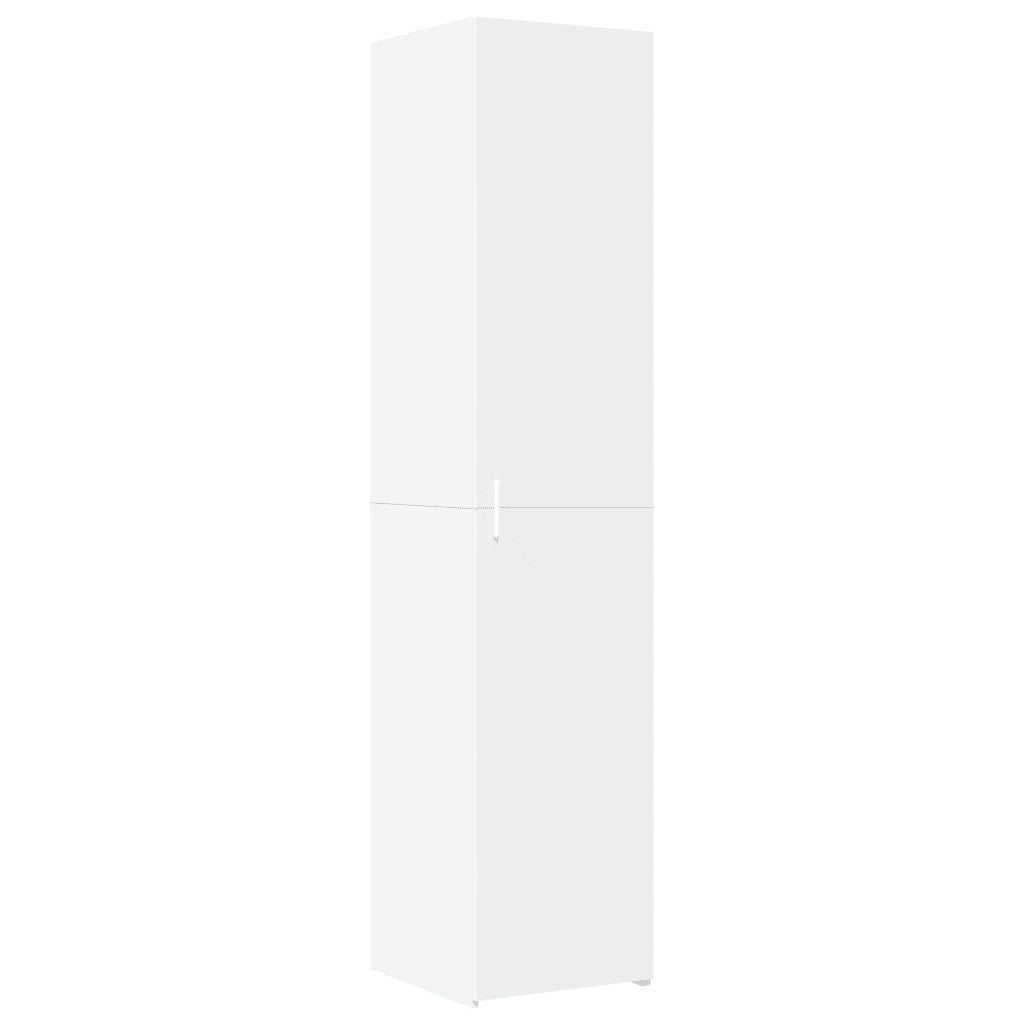 Mobile Sottile Bianco 40x42,5x225 cm in Truciolato CFW1408810