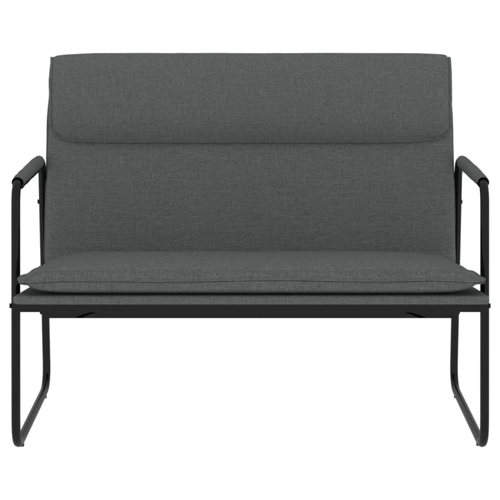 Panca Grigio Scuro 100x64x80 cm in Tessuto CFW4522576