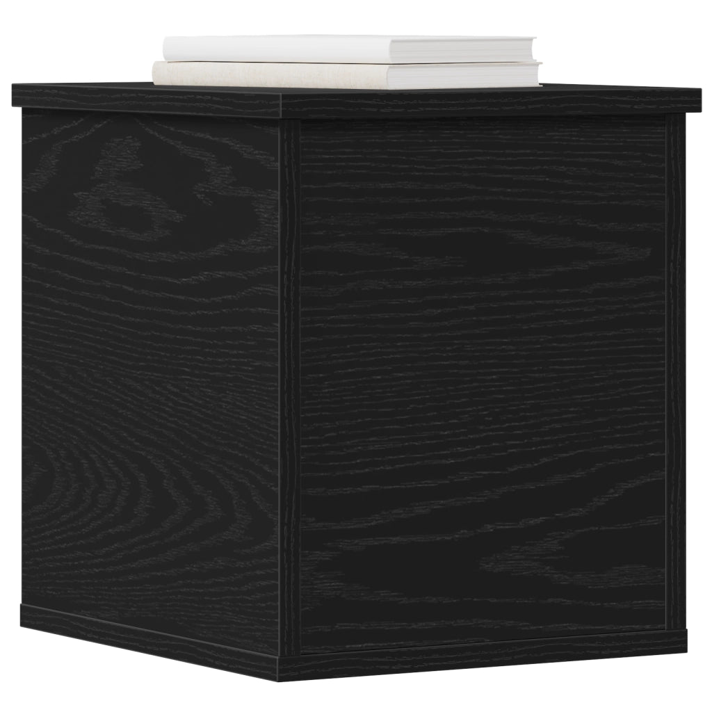 Scatola di stoccaggio  in Rovere Nero 30x35x35 cm in legno ingegnerizzato