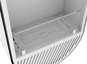 Camino a Bioetanolo da Parete 50x25x130 cm Incyrcle Slim Vert Bianco