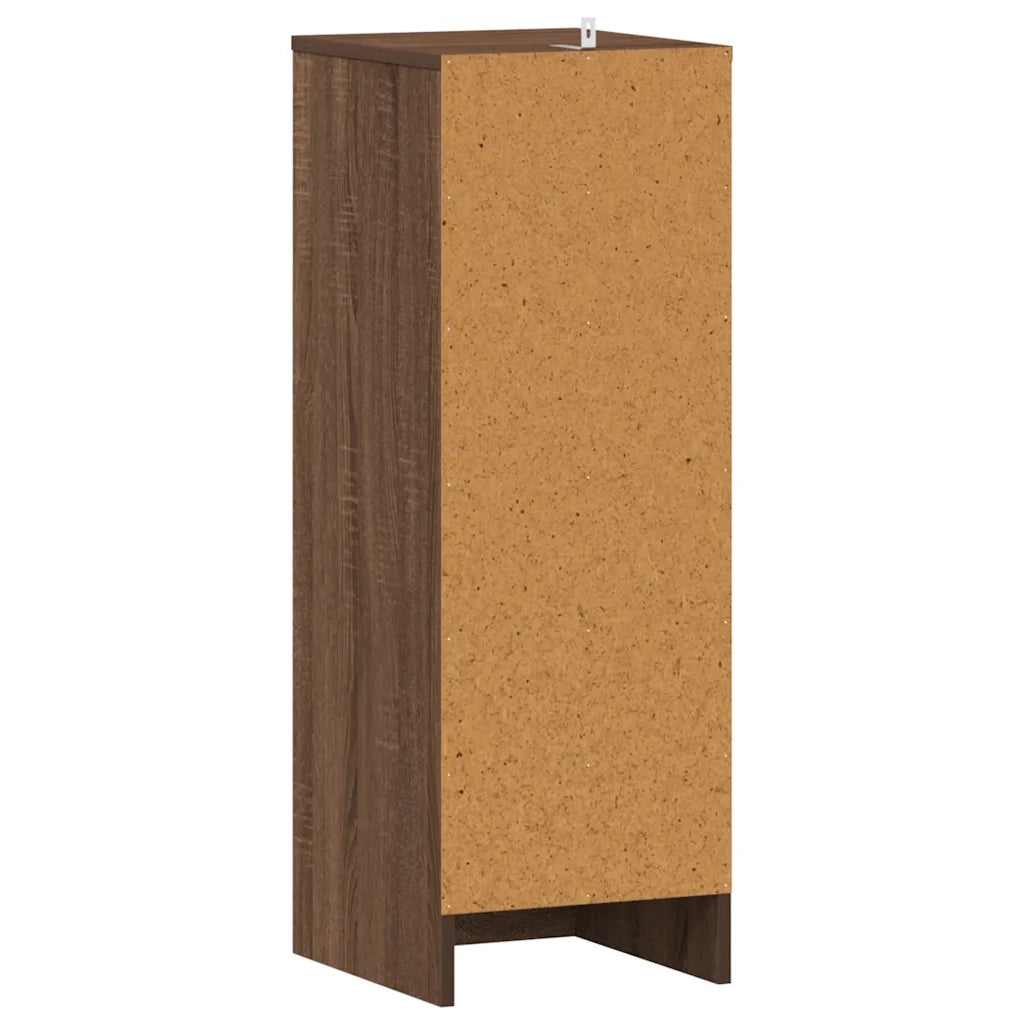 Scarpiera Rovere Marrone 32x35x92 cm in Legno Multistrato 816019