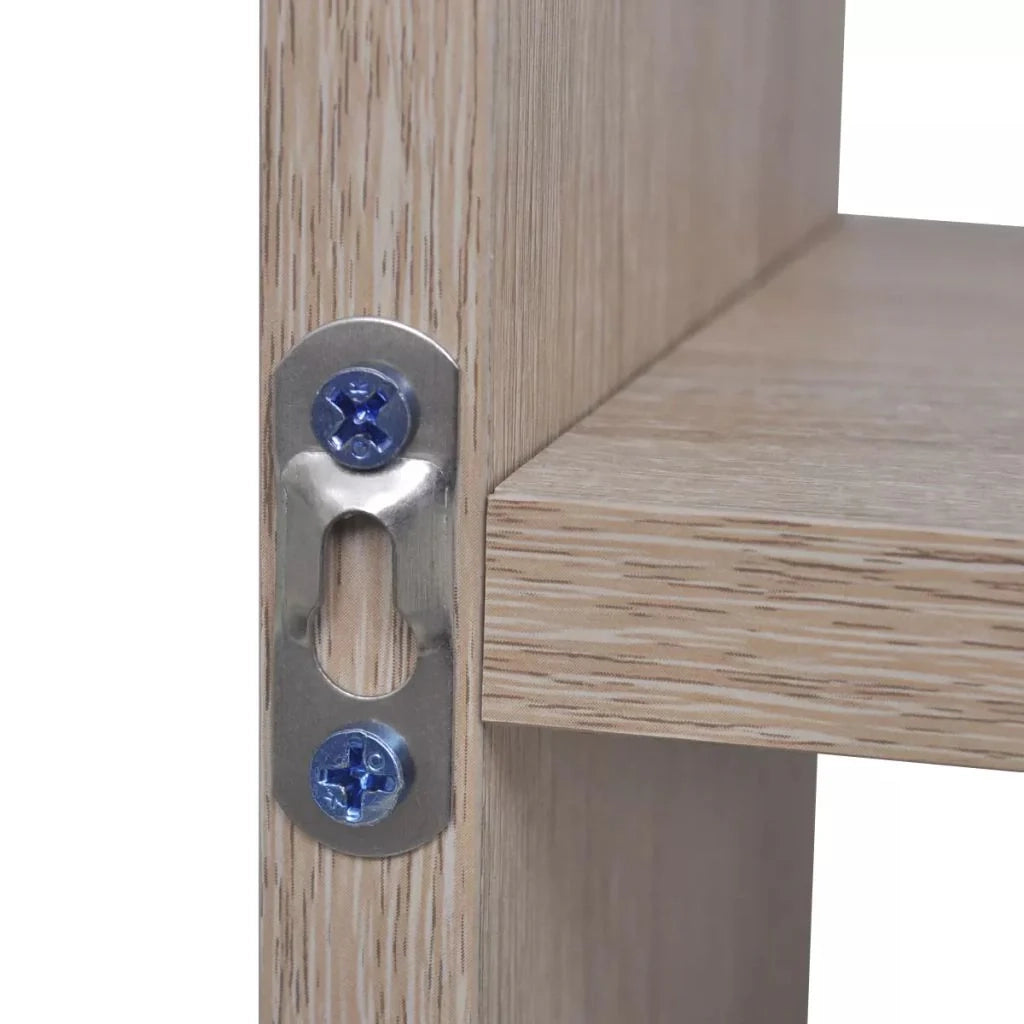 Mobiletto pensile di design con 8 scomparti color rovere 2702118/2