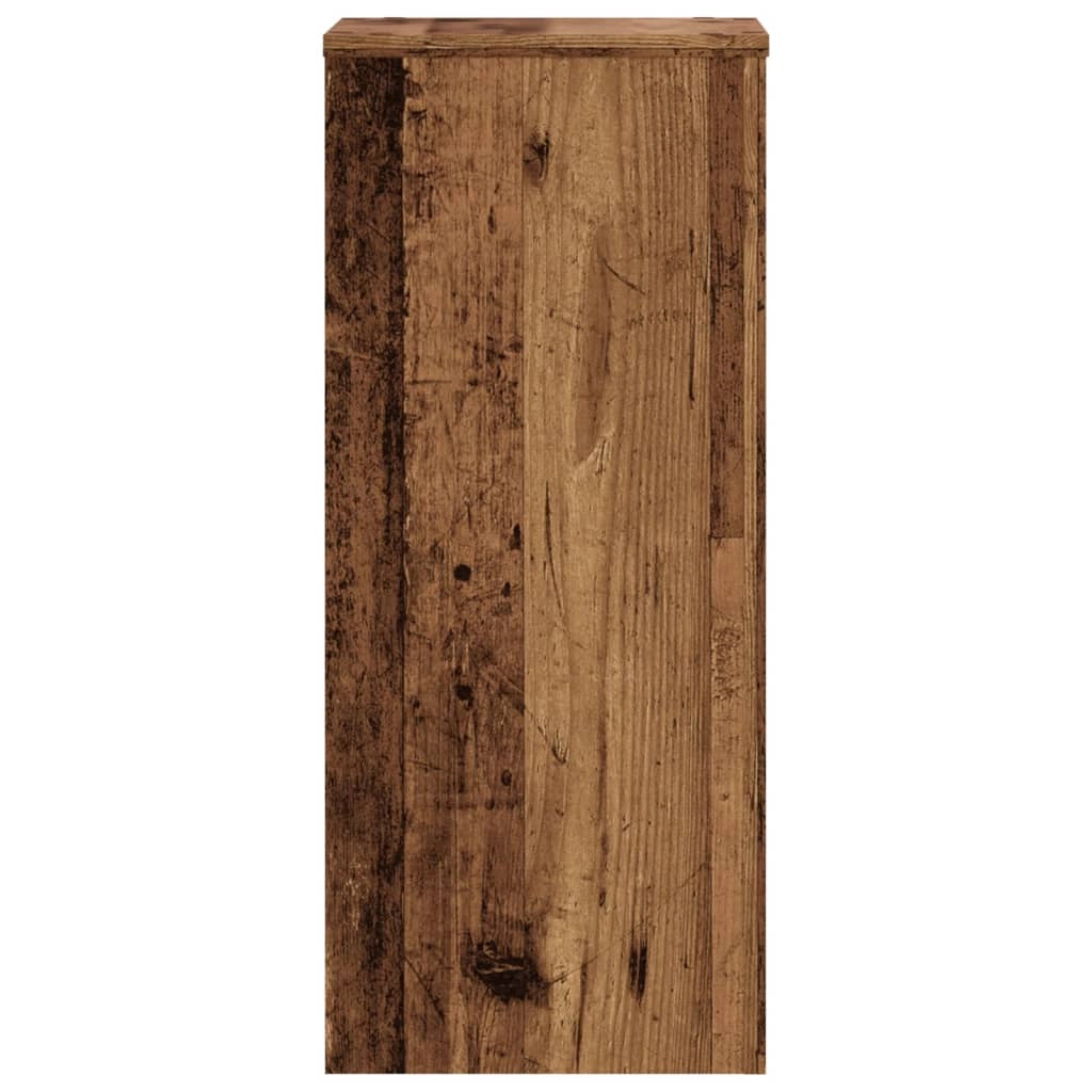 Portavasi mobili per fiori set da 2 legno di recupero legno ingegnerizzato marrone 02_0045377