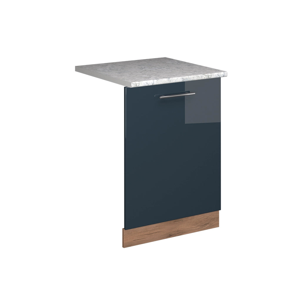 Vicco Pannello frontale della lavastoviglie Blu scuro lucido 60 cm , PL Marmo